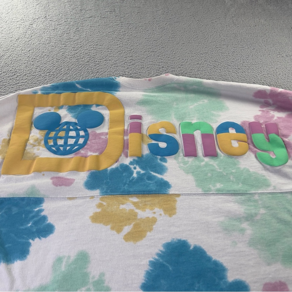 Walt Disney World Spirit Jersey Adult Large Multicolor Tie Dye Mickey Unisex - Picture 9 of 9